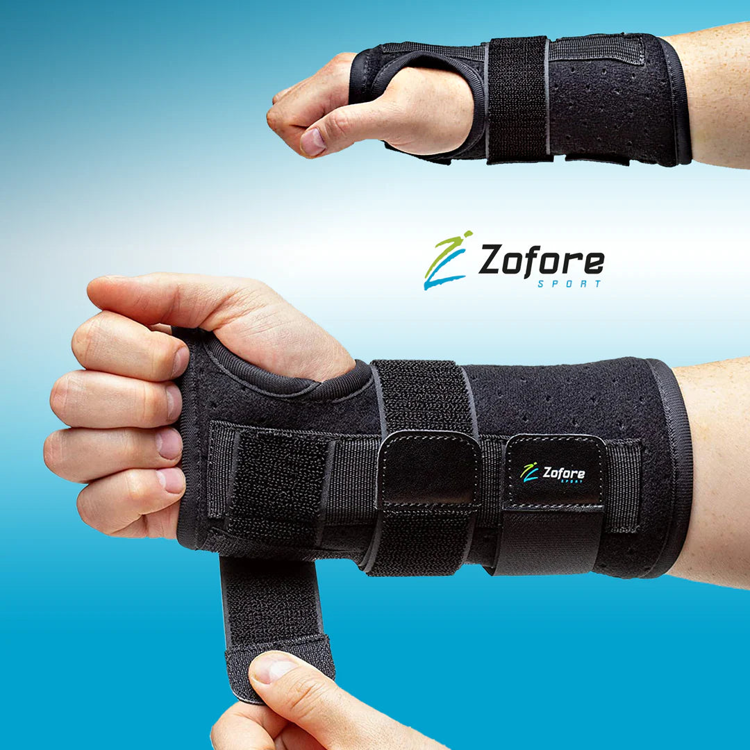 Wrist Brace with Metal Splint (3 Straps) – Zofore Sport