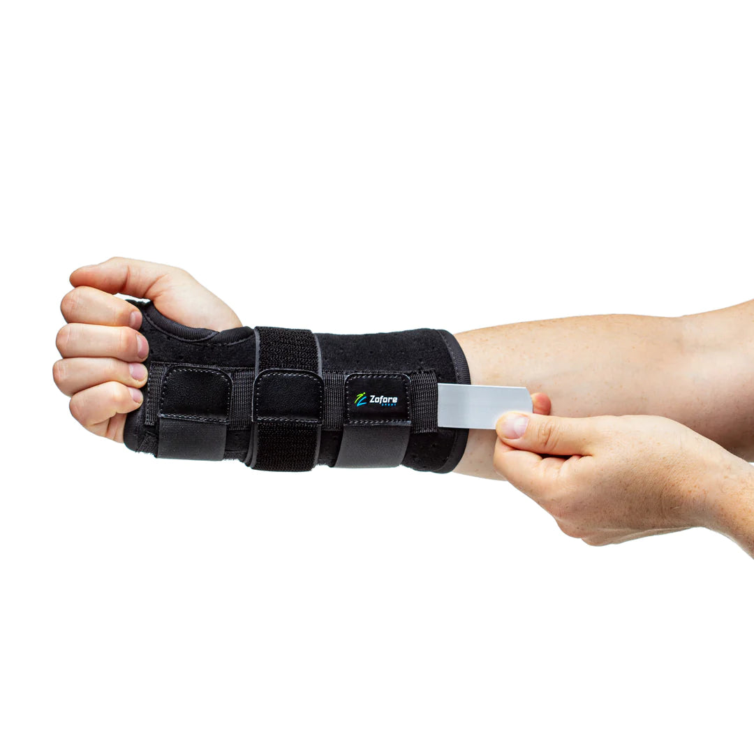 Wrist Brace with Metal Splint (3 Straps) – Zofore Sport