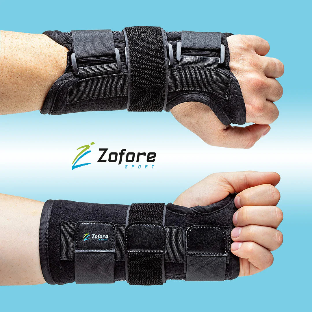 Wrist Brace with Metal Splint (3 Straps) – Zofore Sport